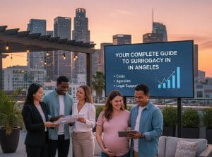 Babytree Surrogacy shows a friendly team sharing info about surrogacy in Los Angeles, making the process feel inviting.